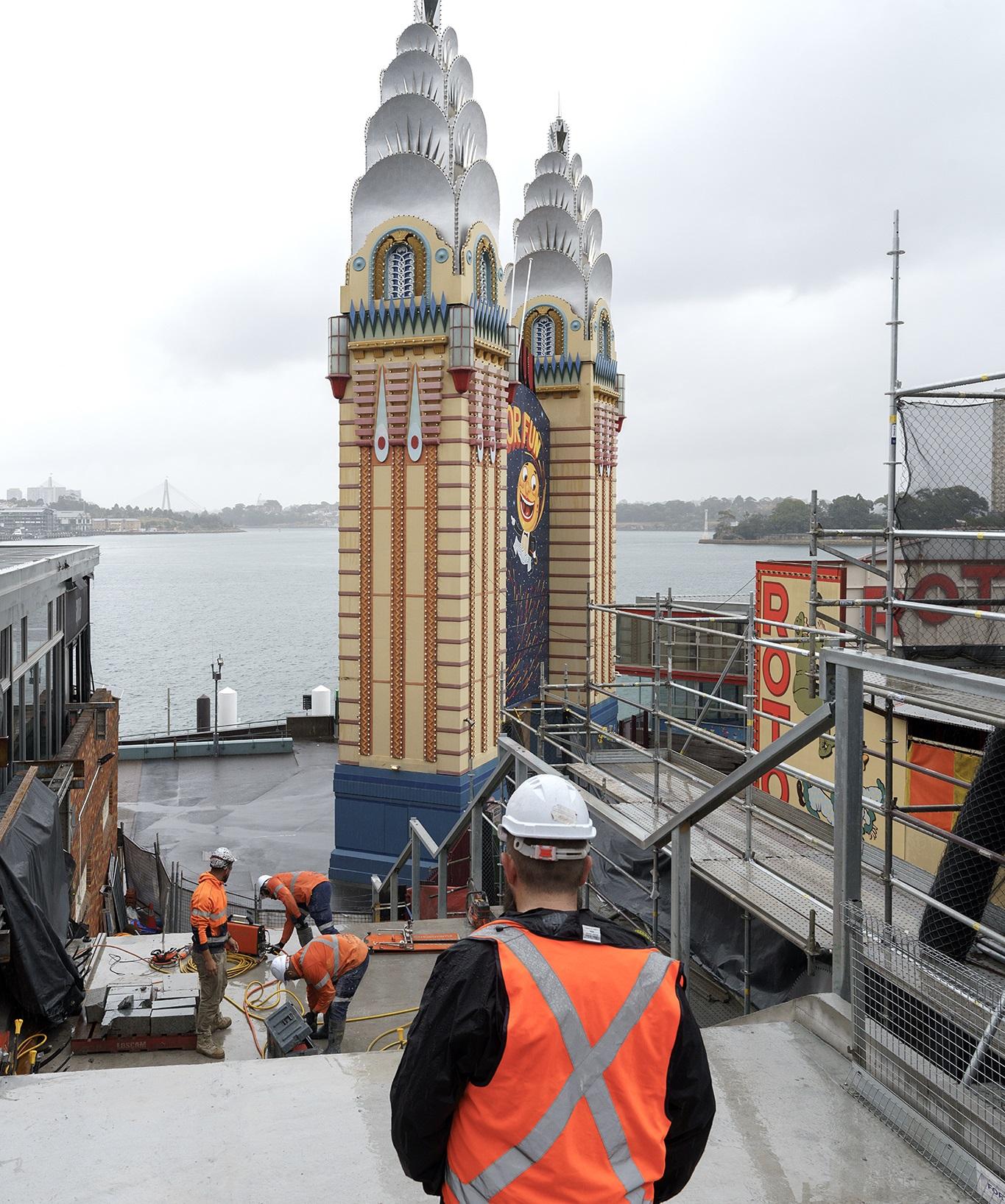 Concut NSW - Concrete Cutting at Luna Park, Sydney NSW (Sydney City LGA)