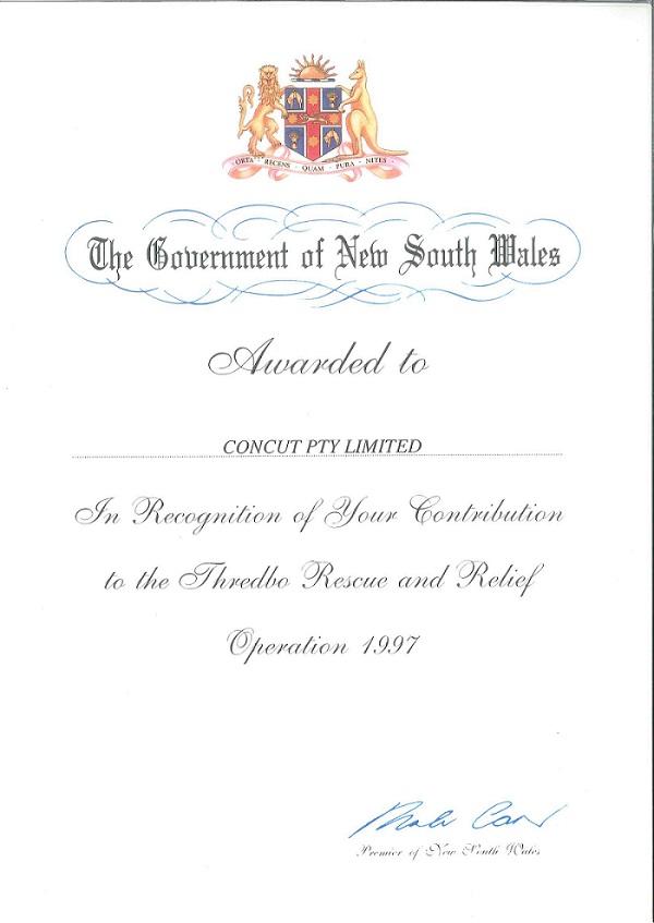 Thredbo Rescue and Relief Operation